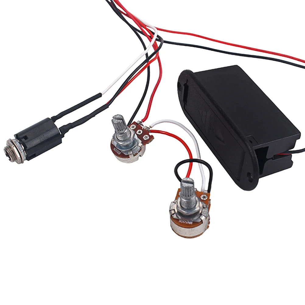 

2 Band Equalizer Eq Preamp Circuit Bass Guitar Tone Control Wiring Harness Balance Volume For Active Pickup Piezo