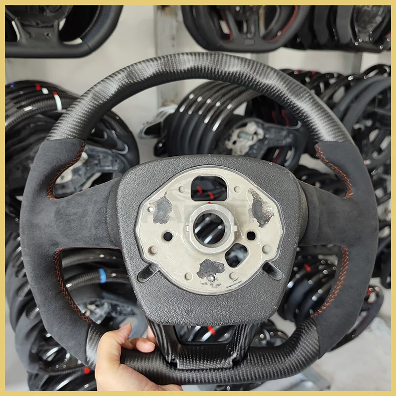 Carbon Fiber Steering Wheel, Suitable For Audi Q5L SQ5 Q7,Carbon Material Frame Car Accessories