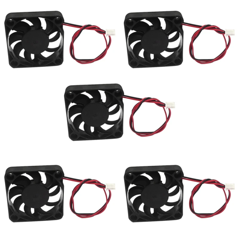 A37T-مروحة تبريد 50X50x10mm 5010 DC 2Pin مروحة تبريد بدون فرش مناسبة لتبريد المعدات الإلكترونية لوحدة المعالجة المركزية/الإلكترونية #5