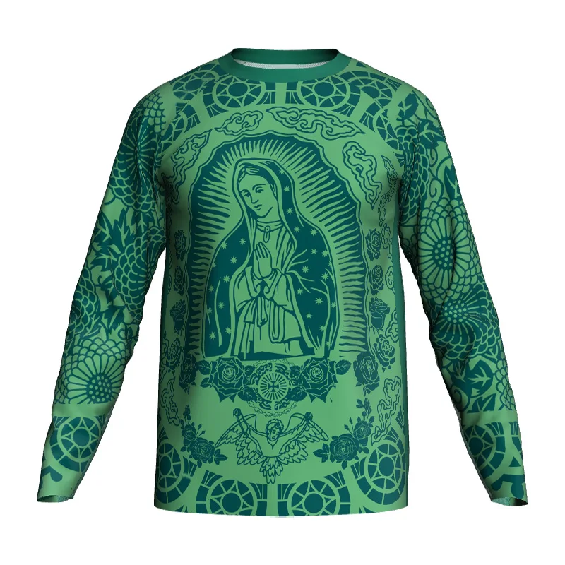 

Church Maria Shirt Cycling Long Sleeve Jersey Mx Motocross Downhill Shirt MTB Sport Jersey Bike Top Offroad Dtx Mountain Dry Top