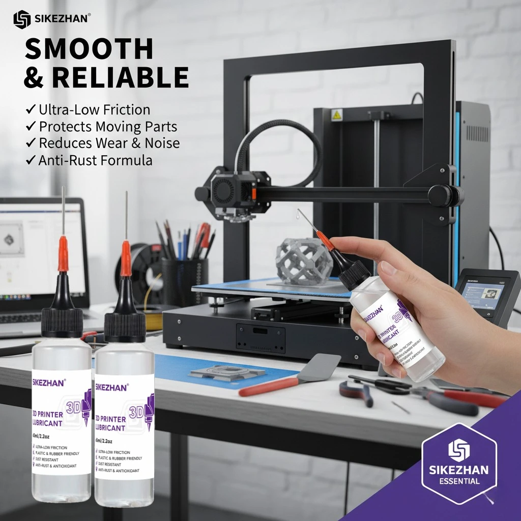 

Смазка для 3D-принтеров 60 мл, ультранизкофрикционное масло для линейных направляющих, стержней и подшипников, пылеустойчивое, антикоррозийное, безопасное для пластика