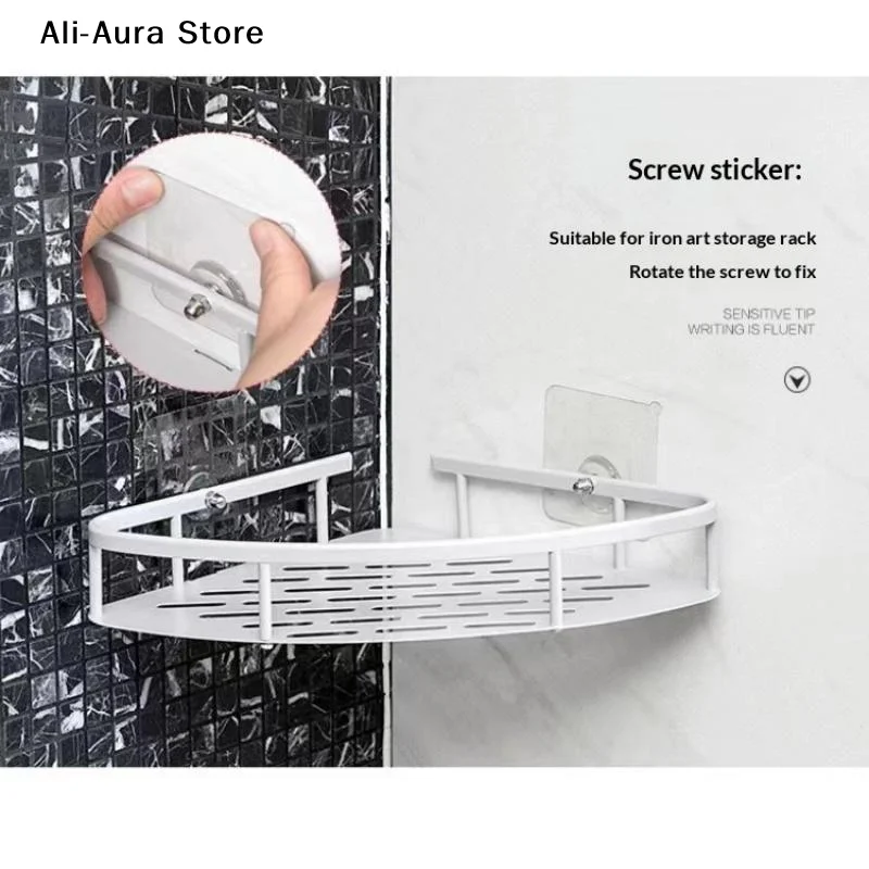 1Pcs Strong Adhesive Screw Wall Hooks Home Decoration Fixing Suction Cup Wall Mount Kitchen Bathroom