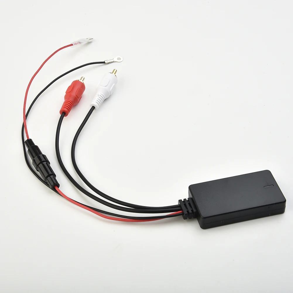 receptor Bluetooth para coche, adaptador de Cable Audio de Radio con Bluetooth 5,0, conector 2RCA, adaptador auxiliar