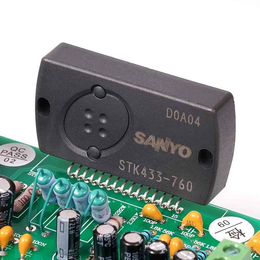1pc STK433-760 Thick Film 50WX2 HIFI Amplifier Finished Board