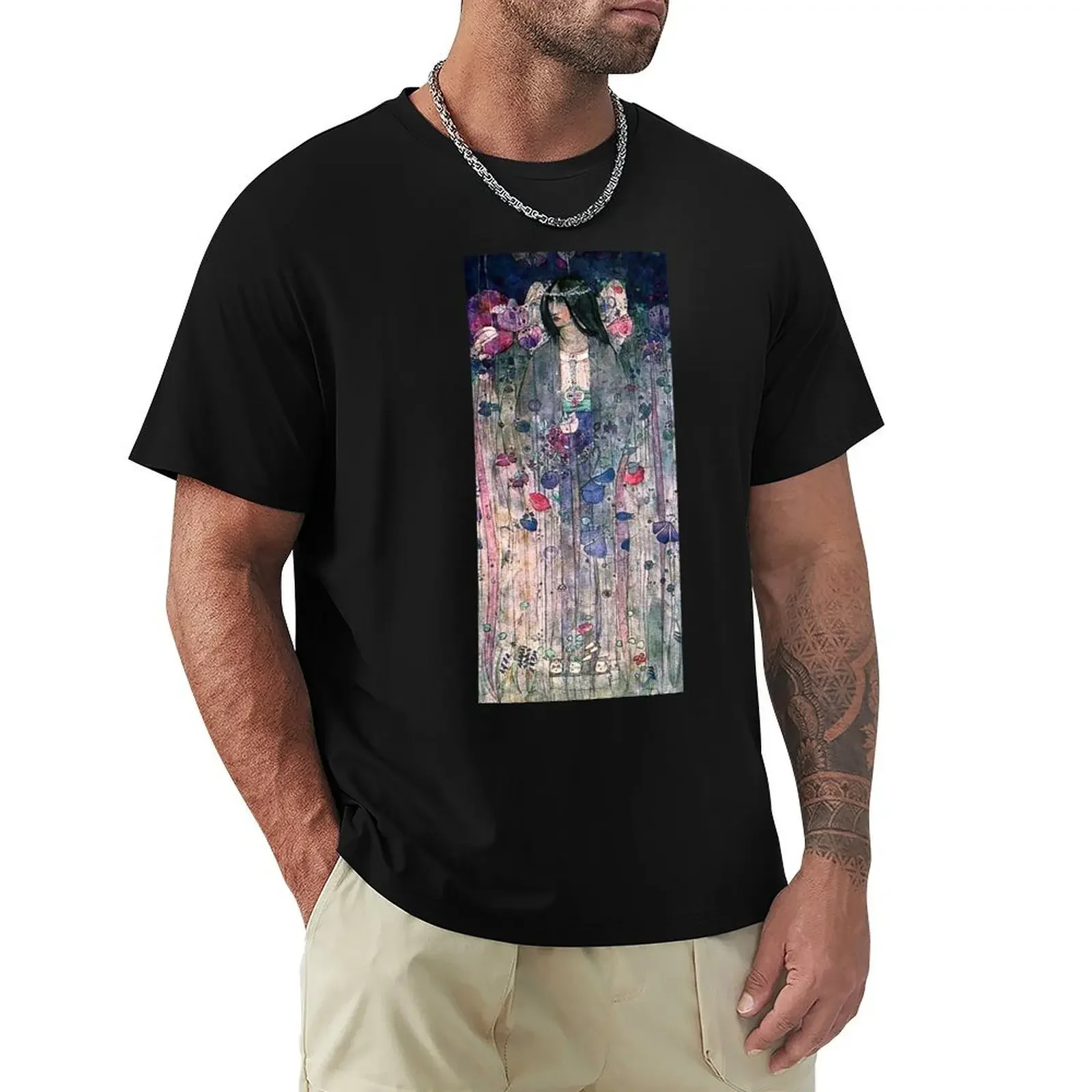 Charles Rennie Mackintosh In Fairyland 1897 T-Shirt custom t shirt plain t shirt for men