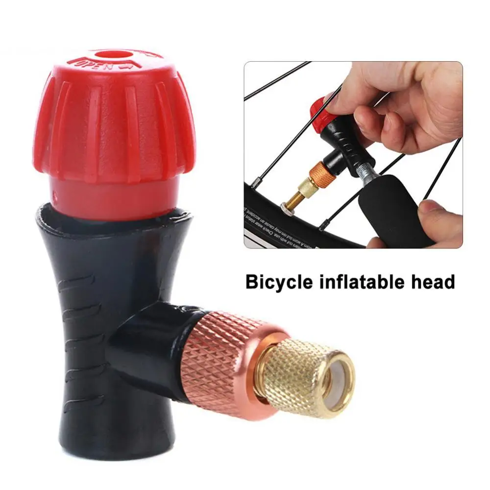 Pump Inflator Mini Mountain Bike Air Valve Head CO2 Gas Bottle Insulated Sleeve