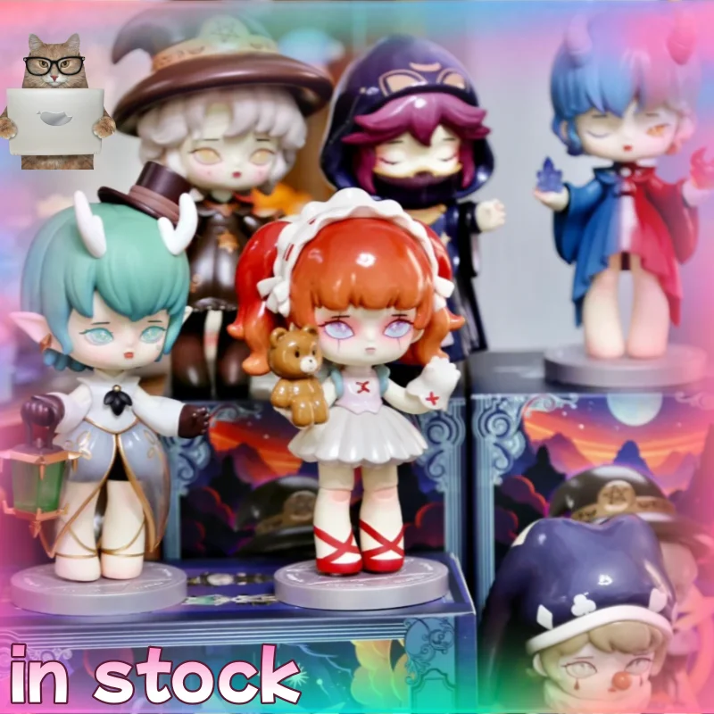 Misya – figurine d'action inconcable, série Magic College, boîte aveugle, ornements foncés, boîte mystère, poupées, cadeaux d'halloween, en Stock