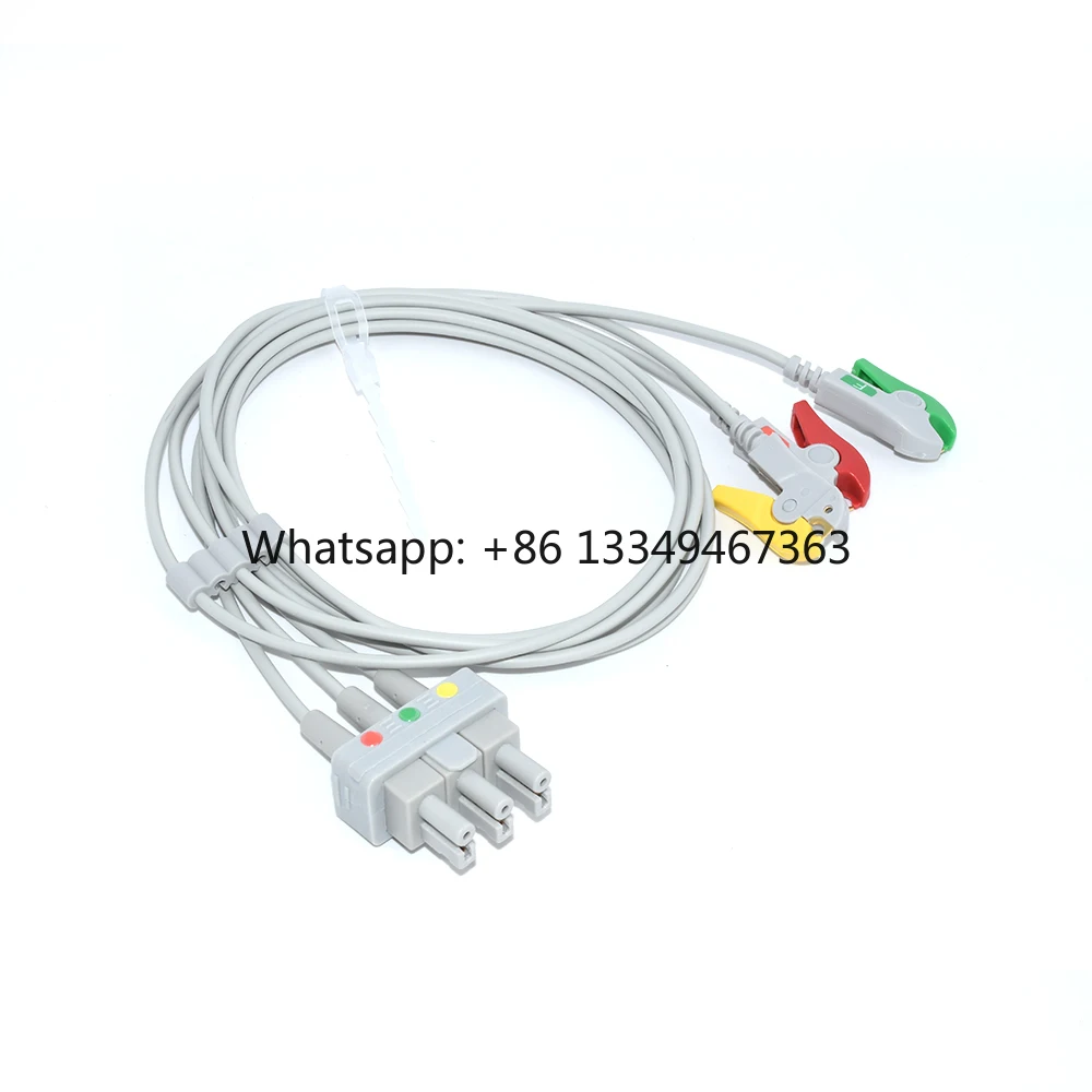 

Phillip 3-Lead Cable Leadwire M1603A M1613A TPU Material Leads Disinfecting Type EOS manufacturer