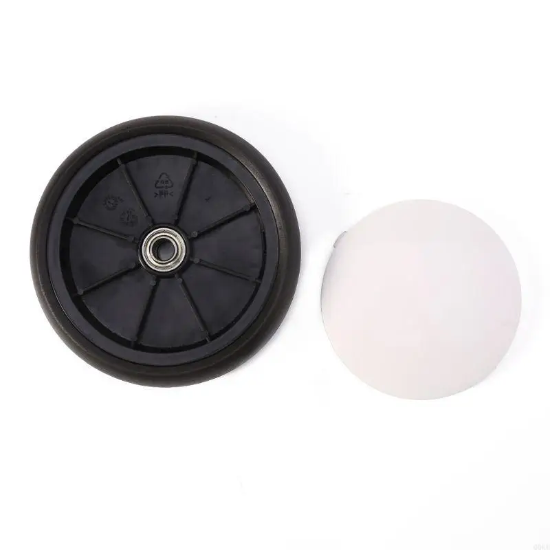 Q0KB Front Wheel Replaces for Baby Strollers 5.31in Diameter Stroller Accessories Durable Construction Plastic