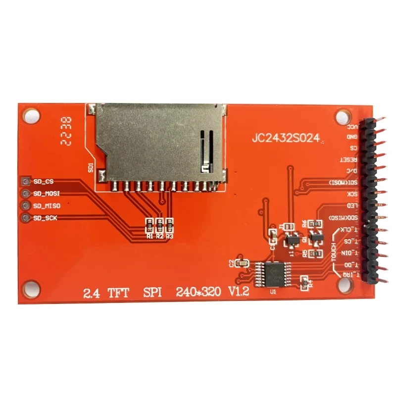 Smart Display Screen com ou sem toque, SPI LCD, módulo TFT, original de fábrica, ILI9341, 2.4 \