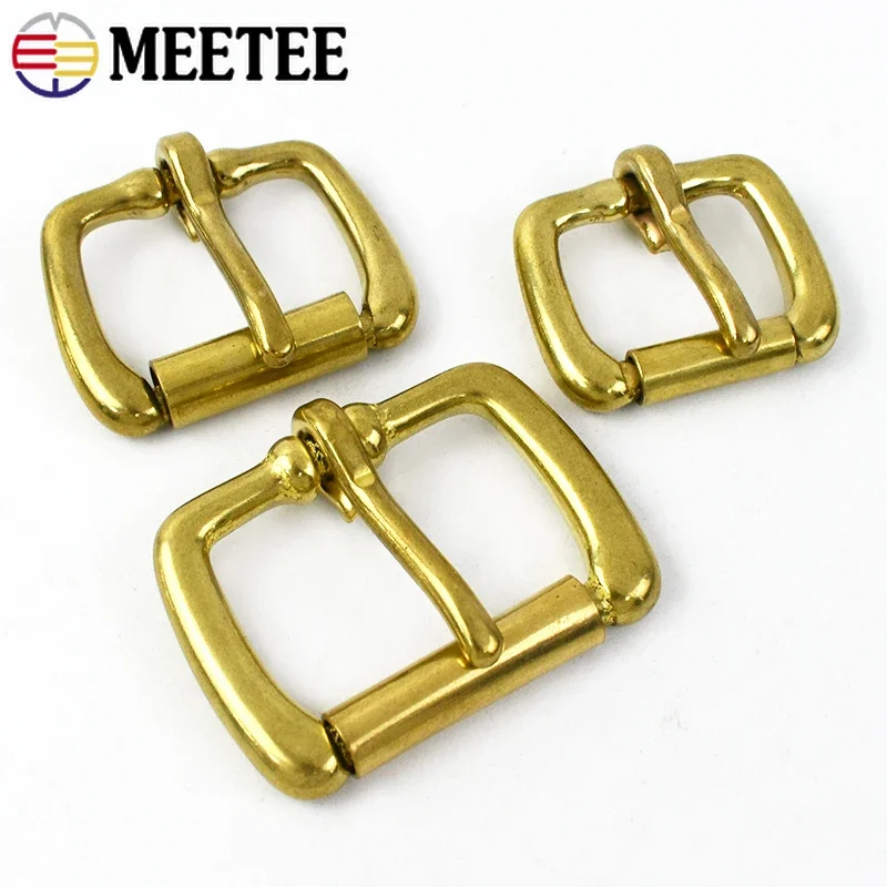 1-5Pcs 13-38mm Solid Brass Metal Bar Buckle Roller Buckles Rectangle Single Pin Clasp Bag Belt Strap Webbing Leather Accessories