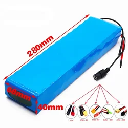 36V battery 10S3P 14Ah 18650 battery pack 500W 36V built-in 15A BMS, rechargeable lithium-ion battery