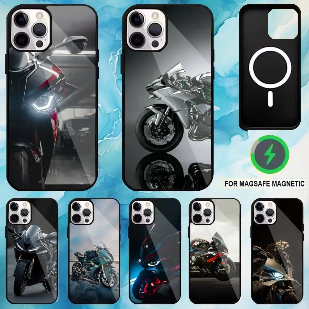 حافظة هاتف رائعة للدراجة النارية S-s1000rr لهاتف iPhone17,16,15,14,13,12,11 Plus,Pro Max شحن لاسلكي مغناطيسي Magsafe #1