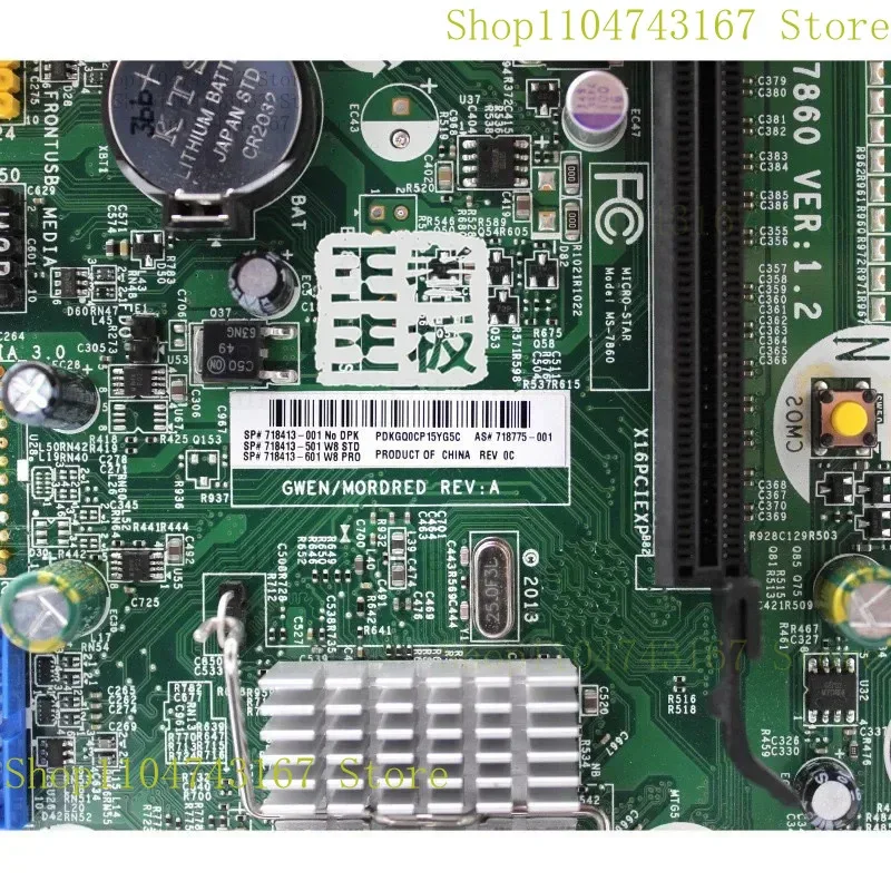 MS-7860 For HP Pro 400 G1 MT Motherboard 718413   -001 718413   -501 718775   - Mainboard 100%tested fully work
