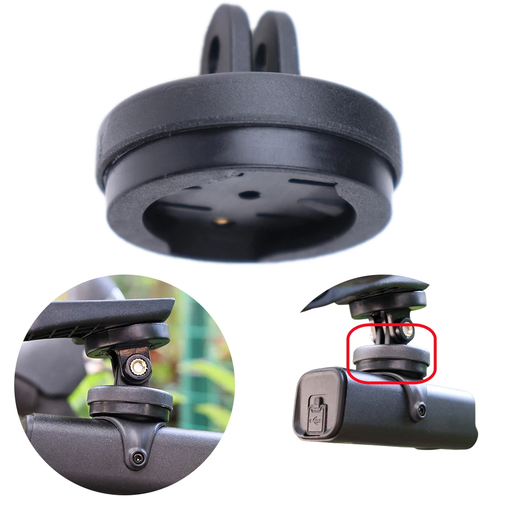 1 szt. Tylna lampa rowerowa mocowanie kamery nylonowa aluminiowa część rower ze stopu akcesoria do GoPro uchwyt na komputer rowerowy Garmin Varia