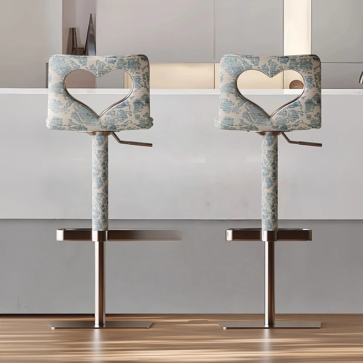 Bar Chair Modern Simple Island Chair Light Luxury High Sense Lifting Rotating Home Bar Chair High Stool