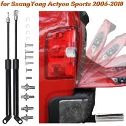 Trunk Struts for SsangYong Actyon Sports Pickup 2006-2018 Rear Tailgate Boot Slow Down Lift Supports Gas Springs Shock Absorbers