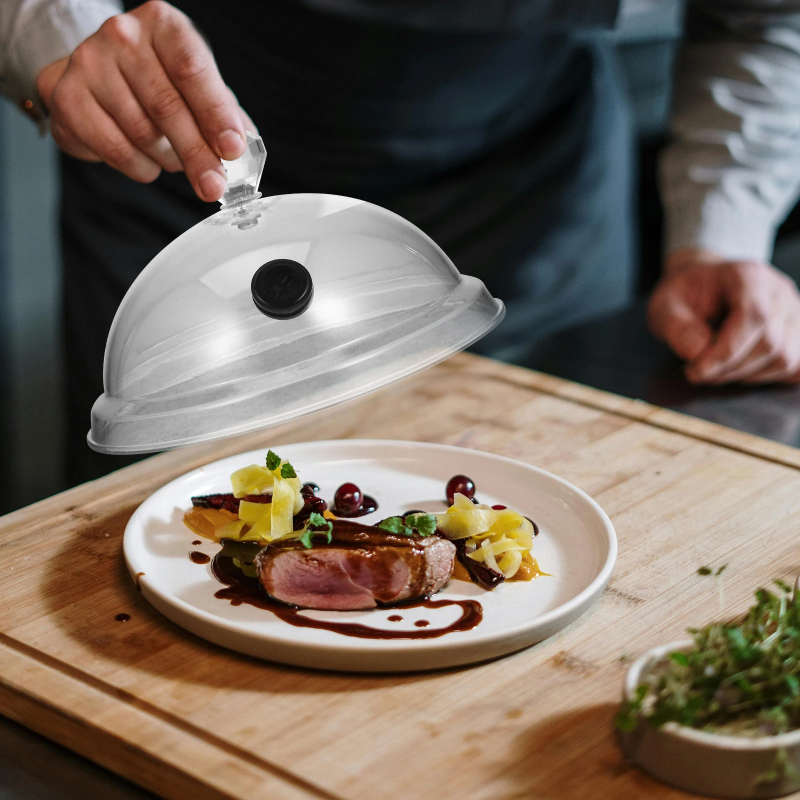 

1 комплект, крышка для заварки дыма, купольная крышка для коктейля, виски, молекулярной кухни, прозрачная крышка для еды, барный инструмент, кухня