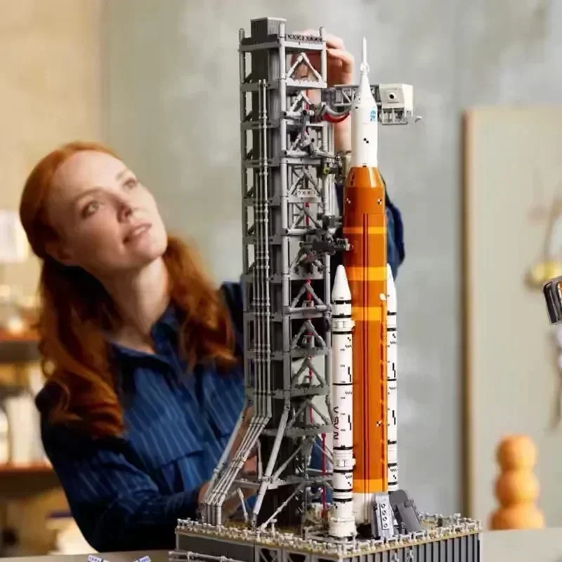 Bloques de construcción de lanzadera espacial para niños, juguete de ladrillos para armar nave Super lanzadera espacial, ideal para regalo de Navidad y acción de gracias, código 3601, compatible con 10341 piezas