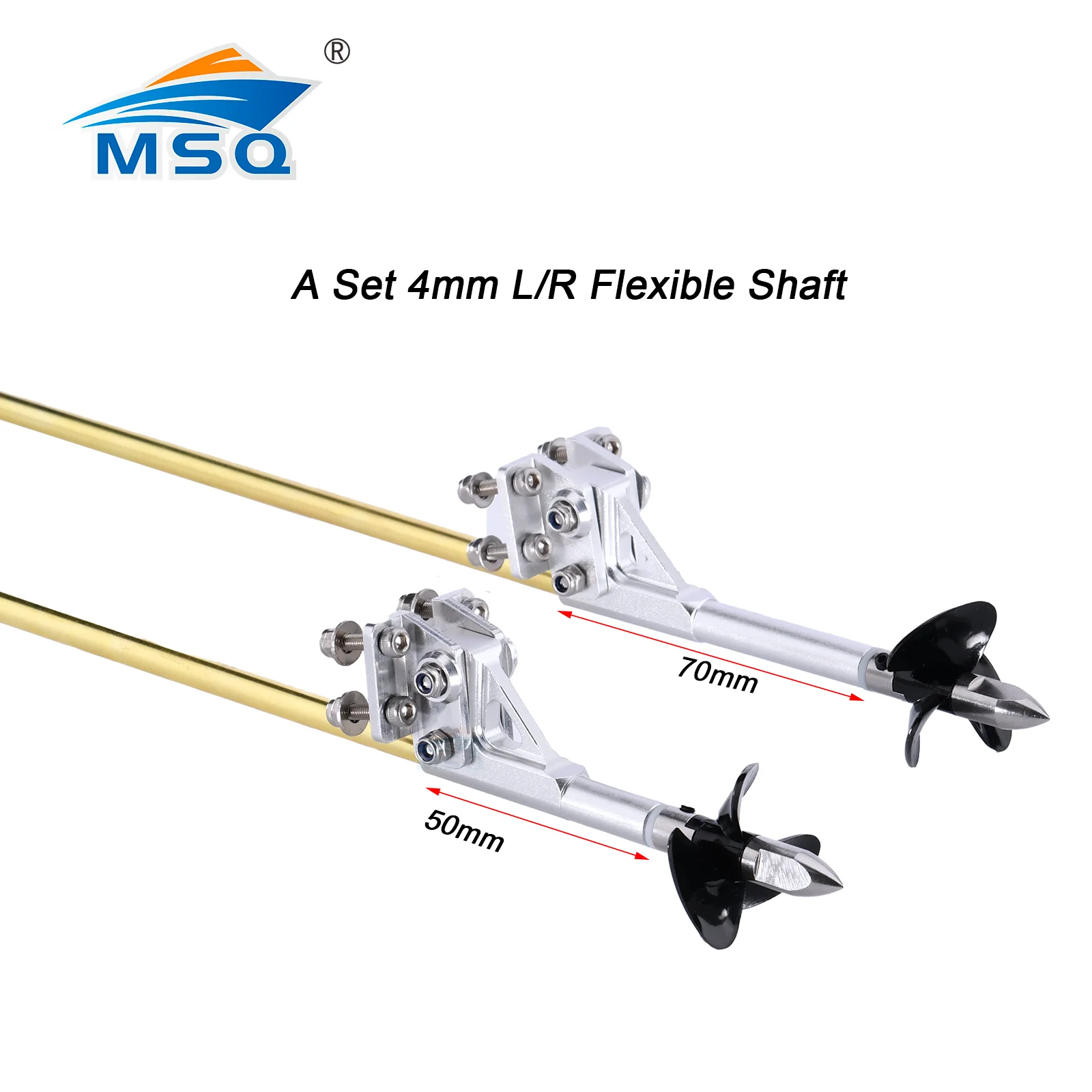 

1 Set 4mm Flex Cable Shaft Left/Right Drive Dog Prop Nut Plastic Gasket Brass Tube And Bracket Stinger Drive For Rc Boat