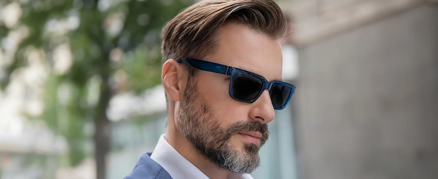 ZENOTTIC Modische Quadratische Polarisierte Sonnenbrille für Damen, UV400-Schutz, Übergroße Rechteckige Form, Große Sonnenbrille – Detail 3