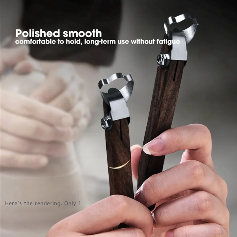 A59E-陶器粘土彫刻ツール ティーカップ用 アップグレード彫刻スクレーパー 陶器彫刻ツール 陶器粘土陶器ツール 簡単に