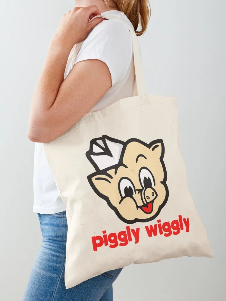 Piggly Wiggly Classic T-Shirt Tote Bag women bag Portable shopping bag