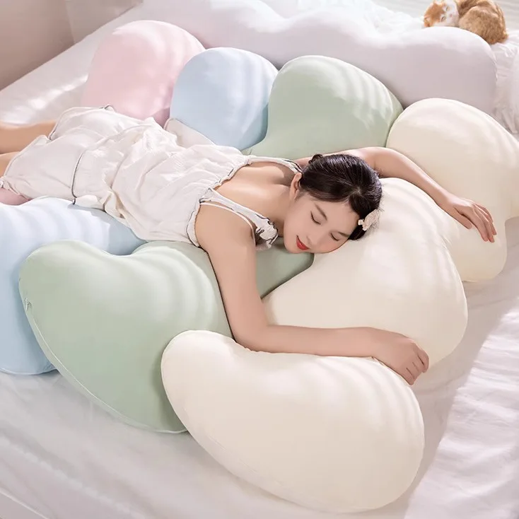 

Ice Silk Long Pillow for S Leg Clas Women Men Adults Universal Removable Cover Bedroom Home Decor Modern Simple Sle