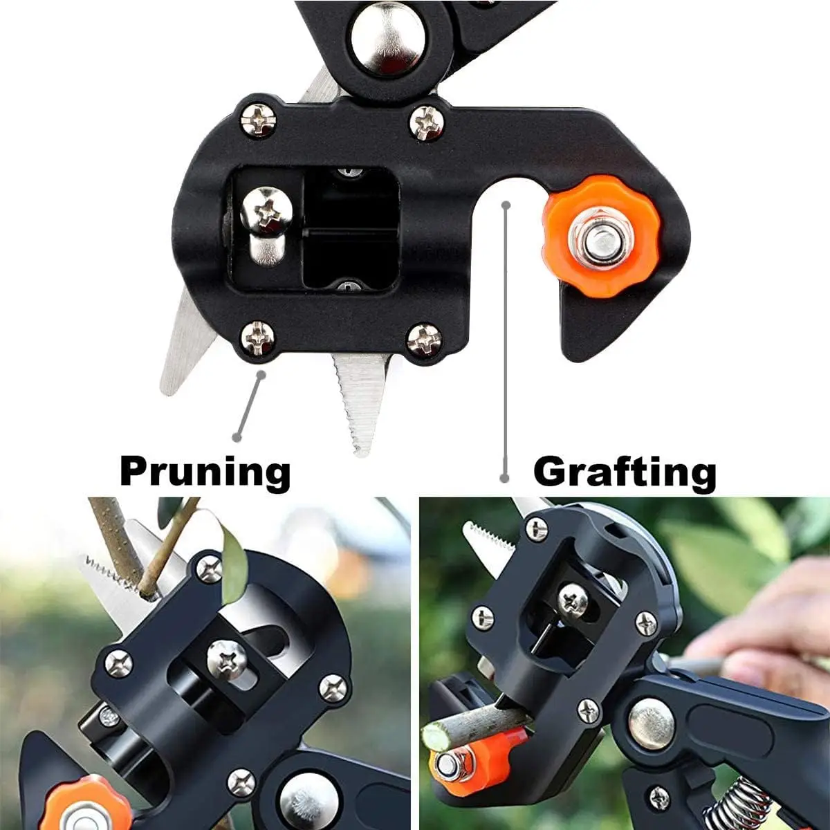 Grafting Pruner Garden Grafting Tool Professional Branch Cutter Secateur Pruning Plant Shears Boxes Fruit Tree Grafting Sciss