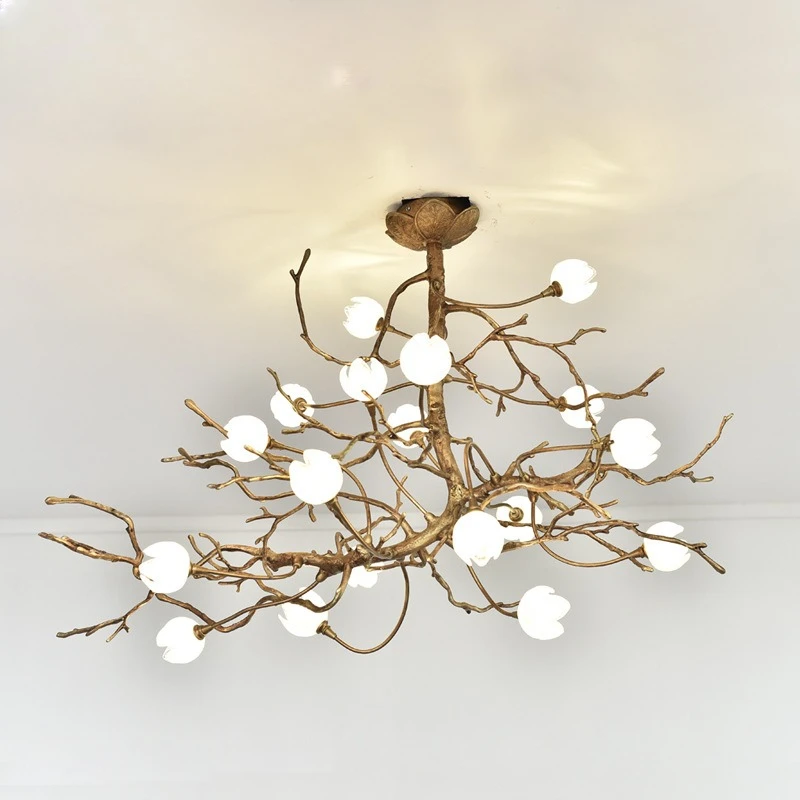 

American, all copper, French, dining room, crystal, flower, Italian, living room, study, branch lamp