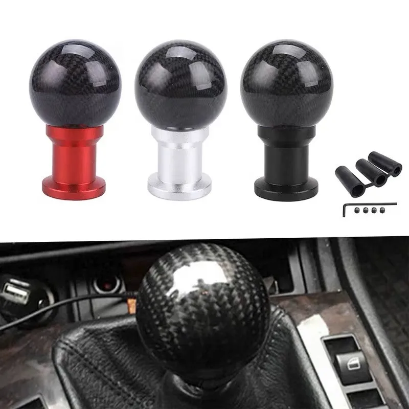 

general motors modification accessories 5-speed carbon fiber patterned gear head aluminum alloy 6-speed manual gear stick head