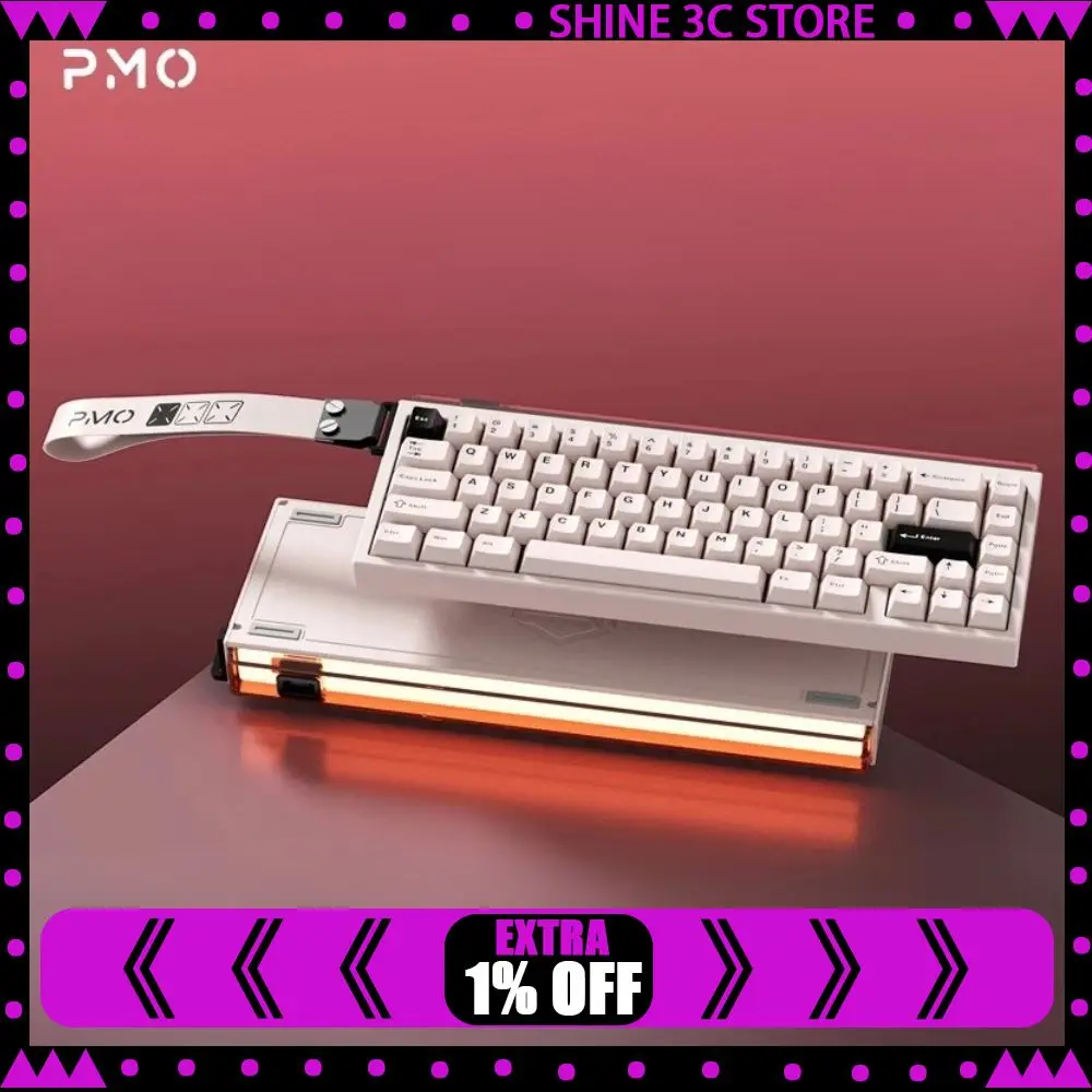

PMO GP68 Wired Magnetic Switch Keyboard Aluminum Hot-Swap GASKET Gaming Mechanical Keyboard RGB 8000Hz 0.08MS RT 0.005mm Custom
