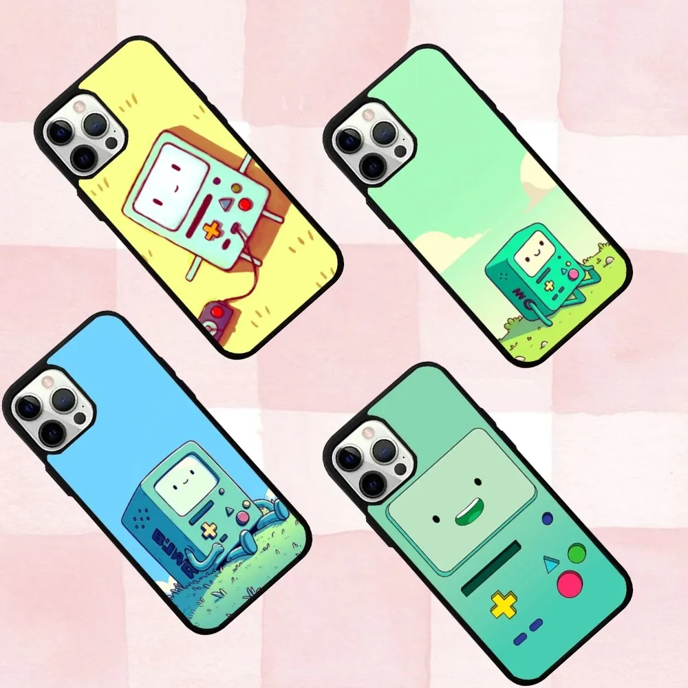 

A-Adventures Times B-Bmo Phone Case For IPhone 16,se4,15,Pro,Max,Case 14,Plus,13,12,11 Magesafe Magnetic Wireless Charge Cover