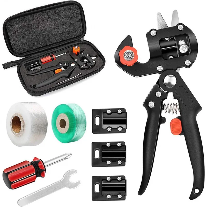 Grafting And Pruning Scissors Set，Multifunctional Grafting Shears For Fruit Trees，Complete Set Of Bud Grafting Knife Seedling