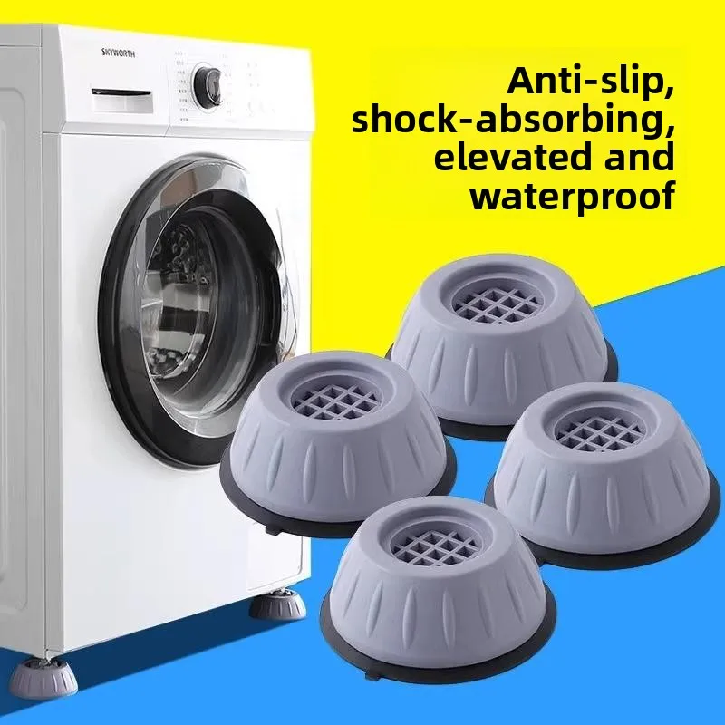 Washing Machine Anti-Vibration Pads,Shock Absorbing Non-Slip Feet Pads for Washer and Dryer,Reduces Noise&Shaking,Protects Floor
