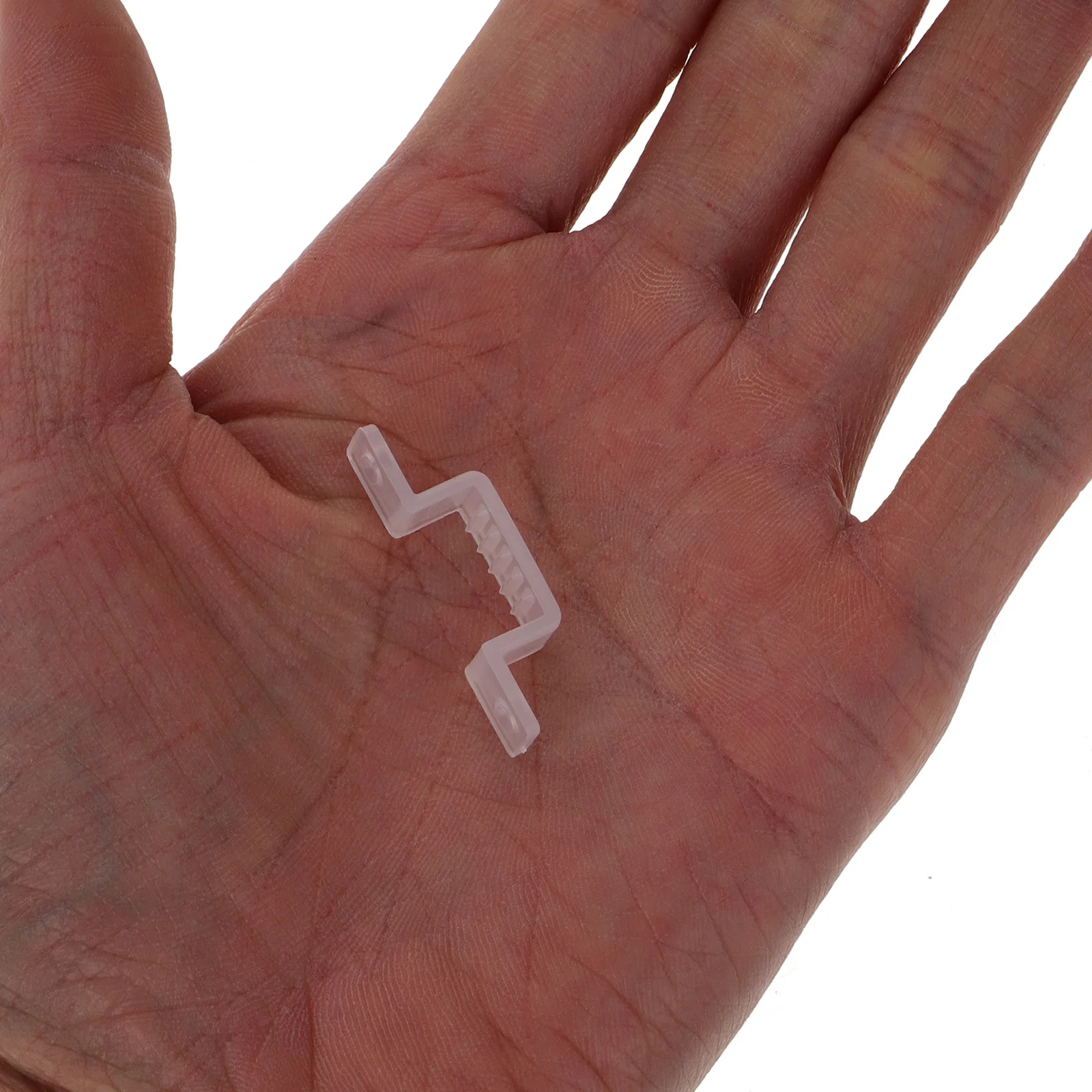 100 قطعة مقاطع تثبيت شريط الضوء استخدام طويل الأمد مناسب لتطبيقات متعددة مقاطع شريط الضوء مصباح المشابك