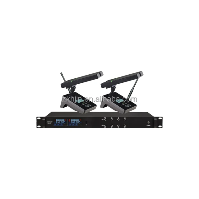 H8602 Professional One To Two Wireless Conference Microphone Dual Square Bar