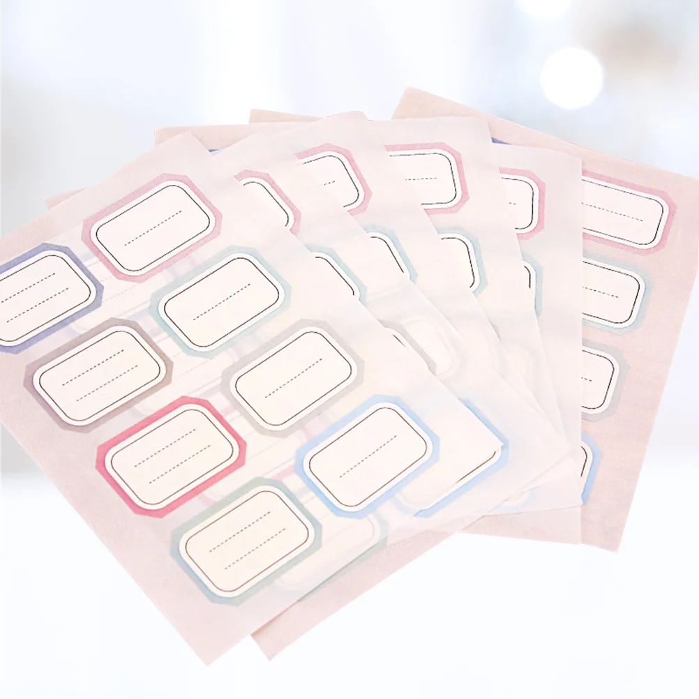 

1 Pack Self-Adhesive Name Tags Labels Stickers For File Folders Envelopes Price Markers Name Labels Office School Home