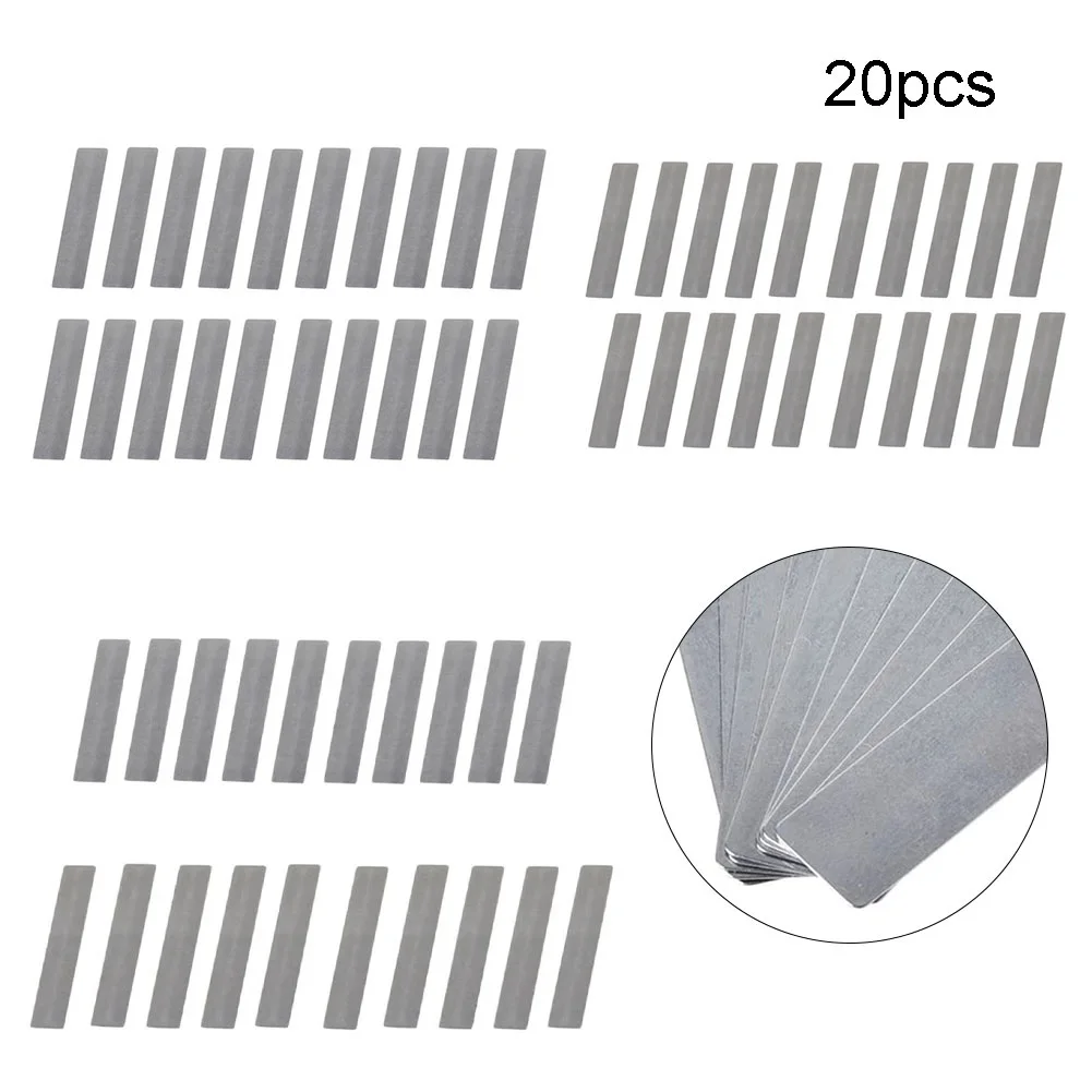 

20 шт. комплект пластин клапана воздушного компрессора для клапана компрессора, разделительная часть шрапнели для поршневых клапанов компрессора, полоса воздушного клапана