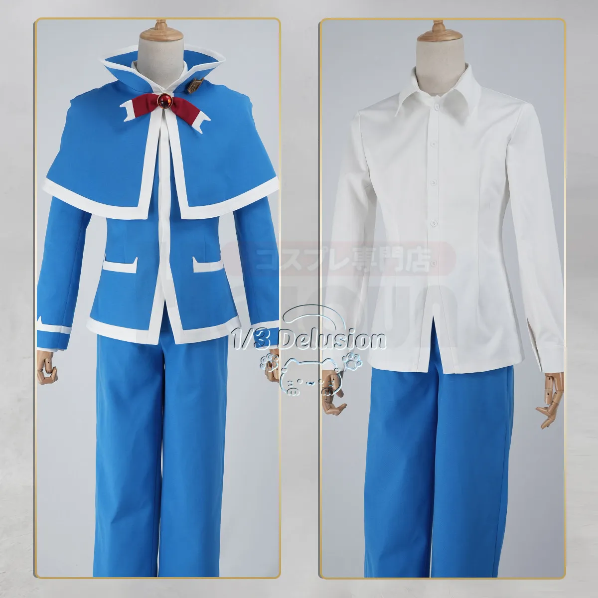 Disfraz de Cosplay de Mairimashita Iruma-kun Suzuki Iruma, Uniforme Escolar de Demonio Babylus, Capa Desmontable, Conjunto Completo para Hombre