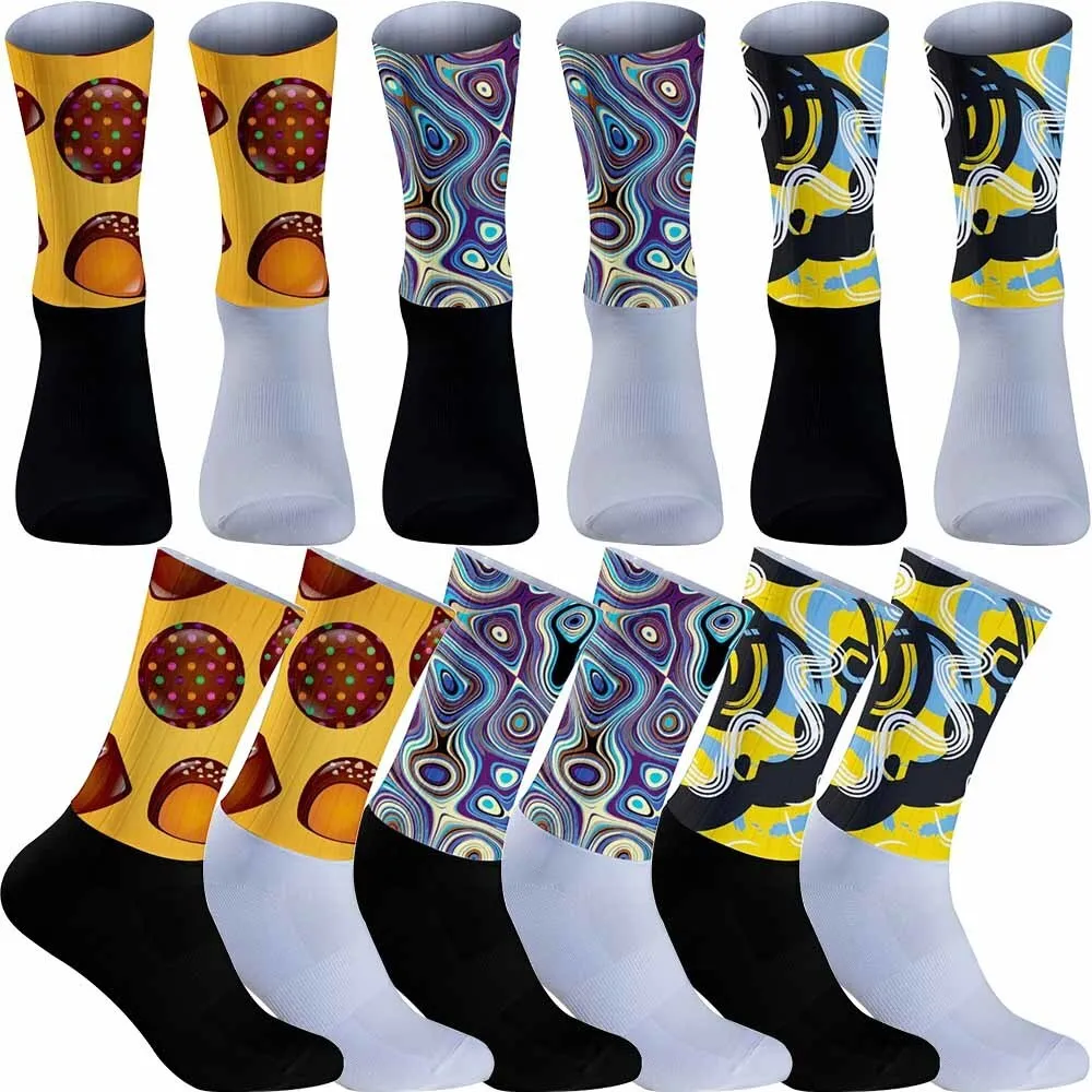 

Новый тренд для велоспорта с разблокировкой 2025! Динамические абстрактные велосипедные носки с рисунком, освещающие свою езду уникальным дизайном.