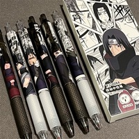 6Pcs Jujutsu Kaisen Stationery 0.5mm Gel Ink Pen Anime Satoru Ballpoint Pen for School Office Supplies Writing Gel Pens Toy Gift