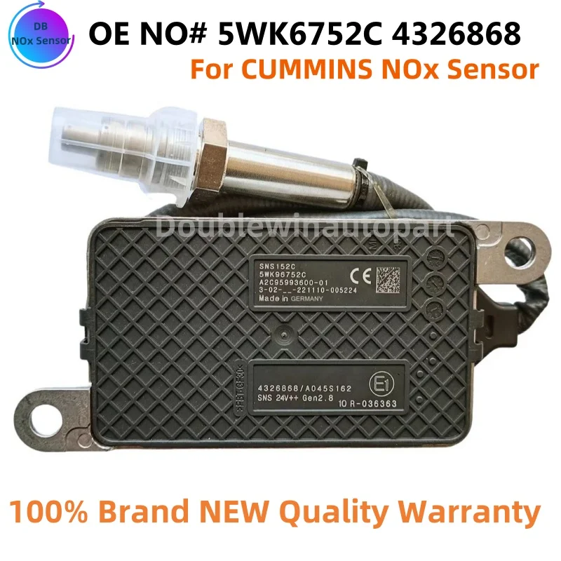 4326868 5WK96752C Nitrogen Oxygen NOx Sensor For CUMMINS Truck Parts 4326472 1928760 1953530 For DAF XF Euro 6