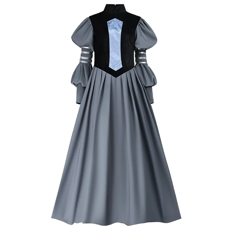 

Women Movie Cosplay Costume Elegant Medieval Vintage Long Dress with Arm Rings Suit for Anime Party Roleplay Victorian Outfits