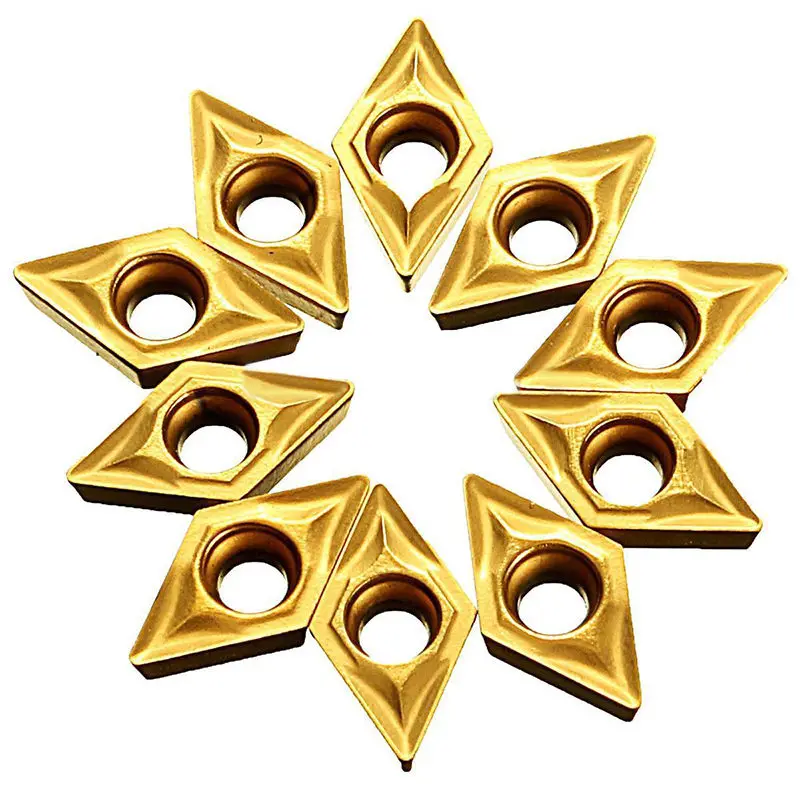 كربيد كربيد إدراج مقاومة الصدمات القوية 10 قطعة كربيد إدراج صلابة عالية الفولاذ المقاوم للصدأ مقاومة للاهتراء مفيدة #1