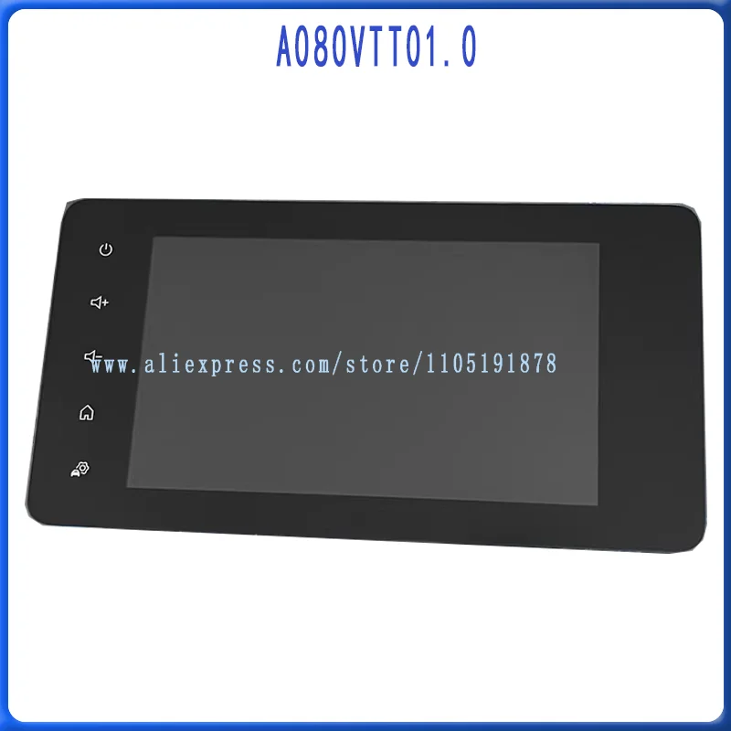 New Original 8-inch LCD Touch Screen Display Panel Assembly for Car Radio GPS Navigation A080VTT01.0