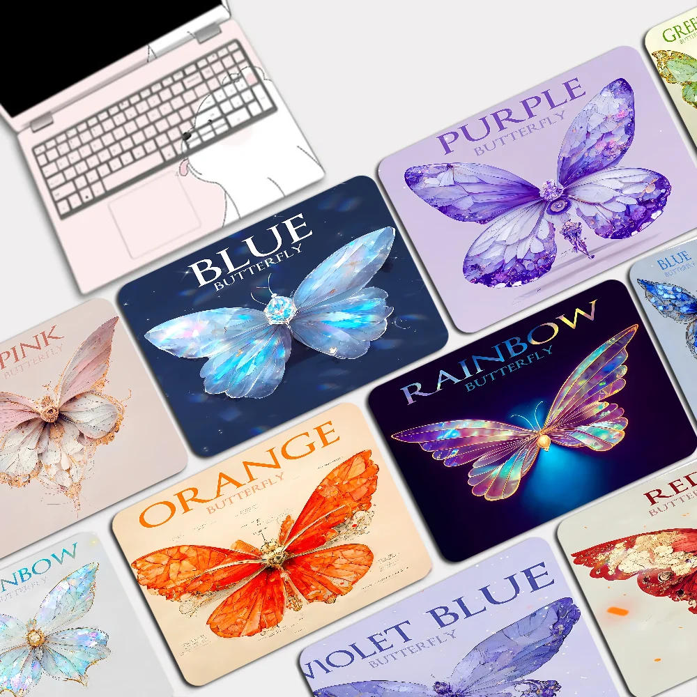 

Butterfly Mousepad Anti-Slip Gaming Mouse Pad Gamer Desk Mat Keyboard Pad Decoration Mause Pad Office Desk Accessories