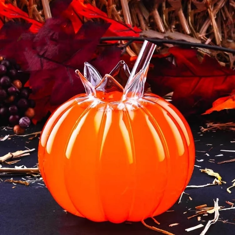 

Heat Resistant High Quality Borosilicate Hand Blown Cocktail Glass 350ml Pomegranate Shape Cup without Straw Cocktail Set