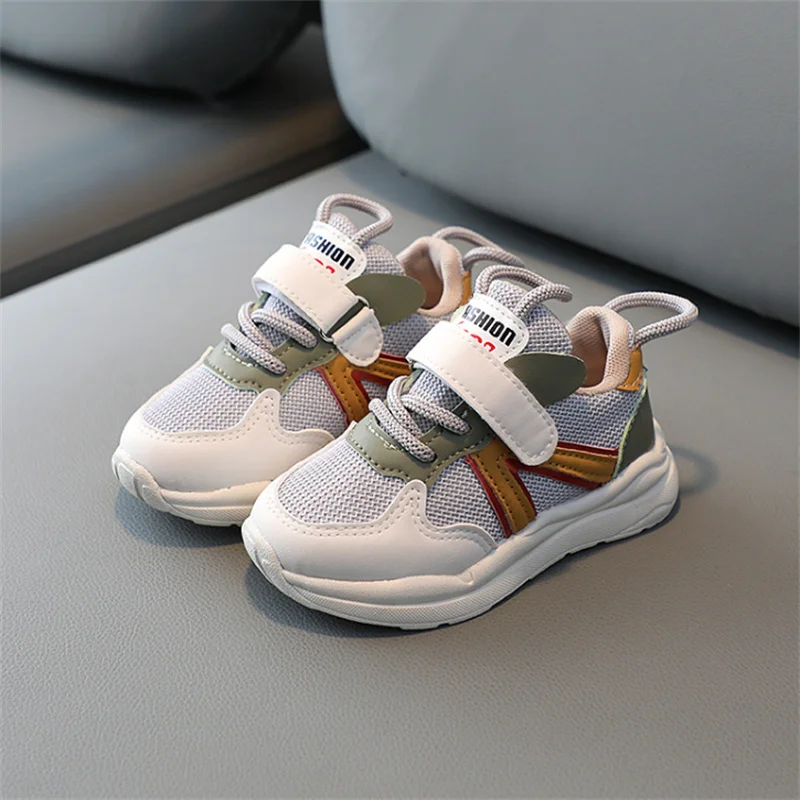 DIMI 2023 Spring Chidren Shoes Boys Girls Casual Shoes Fashion Breathable Baby Sneakers Soft Non-Slip Soles Kids Shoes T2238