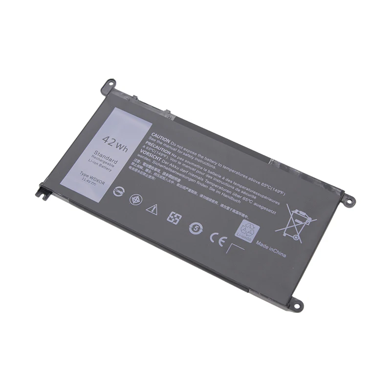 WDXOR 42Wh 11.4V Laptop Battery For DELL Inspiron 13 5000 5368 15-7560 15 5538 13 7368 15 5567 15 5568 15 7000 P61F T2JX4 3CRH3